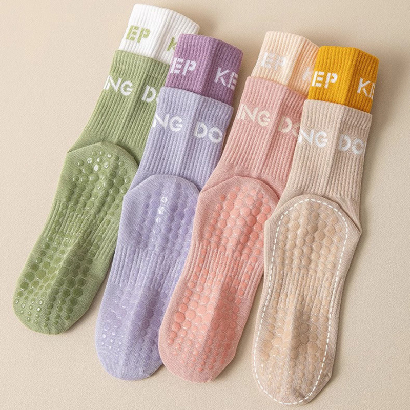 1Pair Mid Calf Yoga Socks Pila - đánh giá và giá Yoga Fitness Training