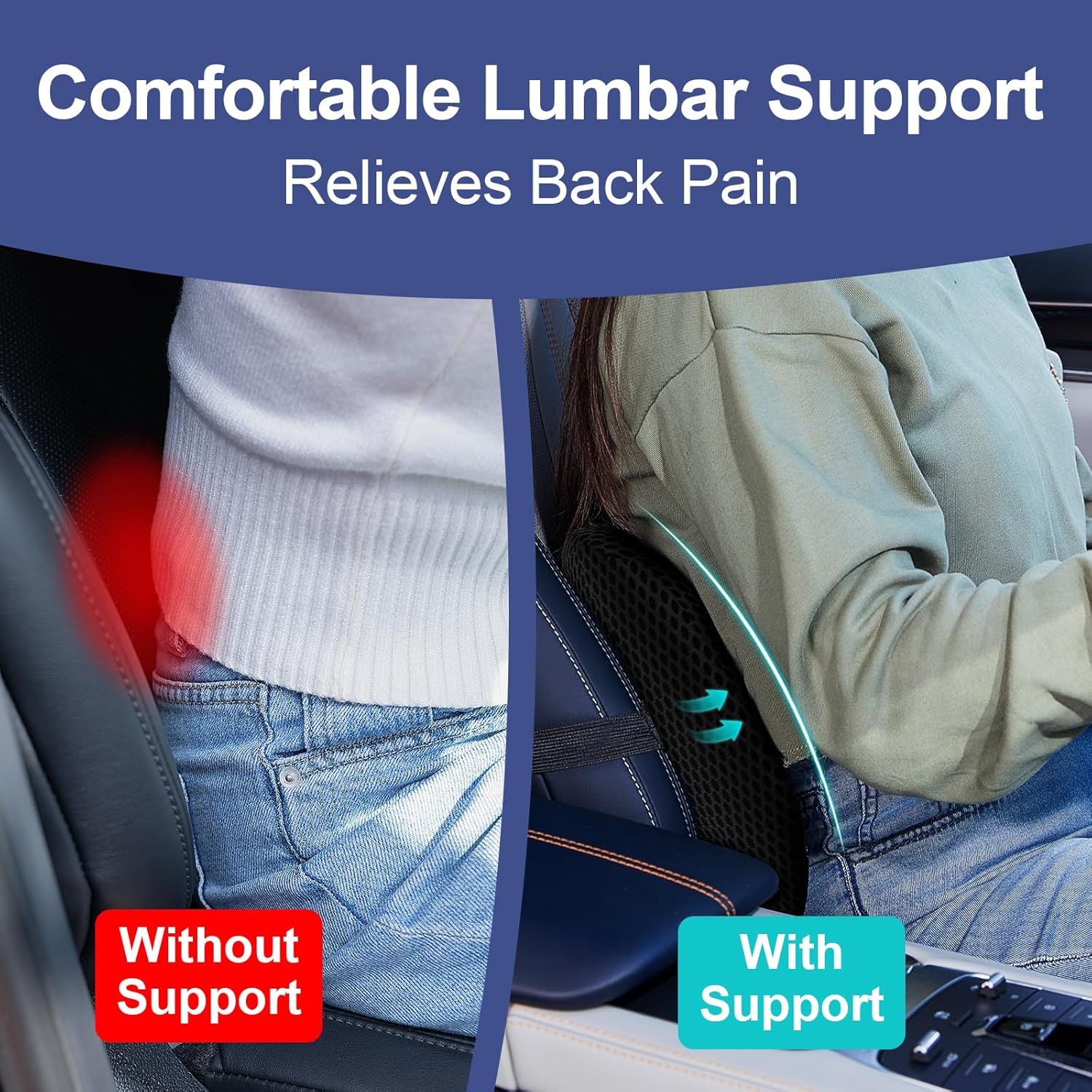 Ergonomic Lumbar Support Pillo - đánh giá và giá Posture Corrector Back