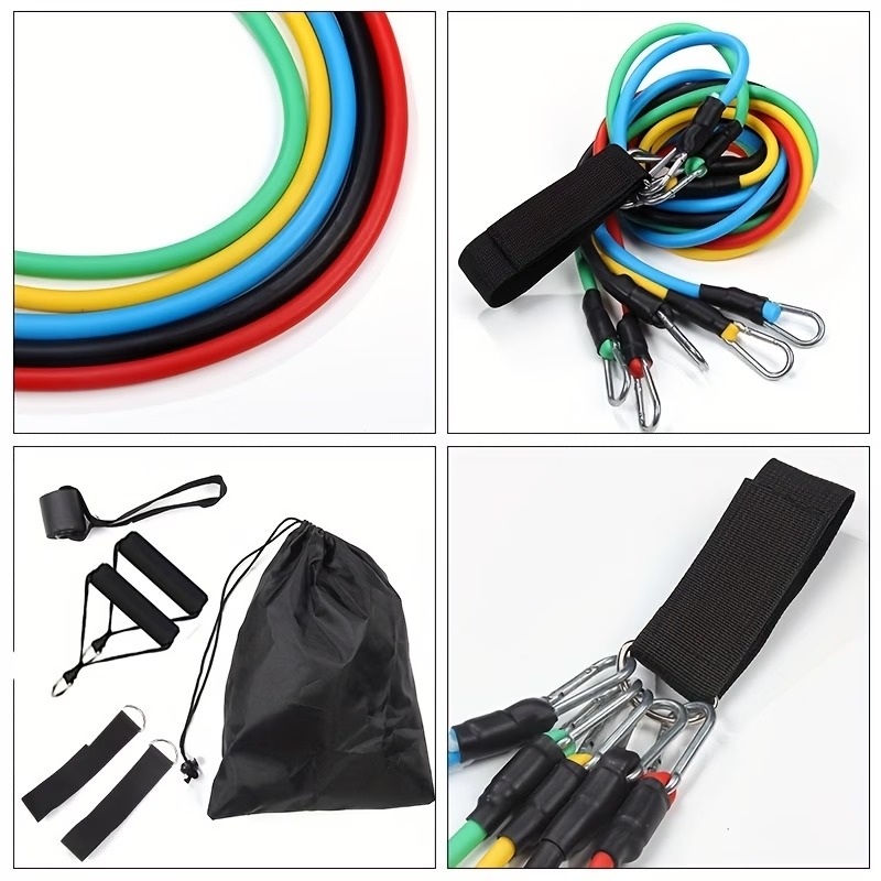 Resistance Band Set with Door  - đánh giá và giá Yoga Fitness Resistance Band