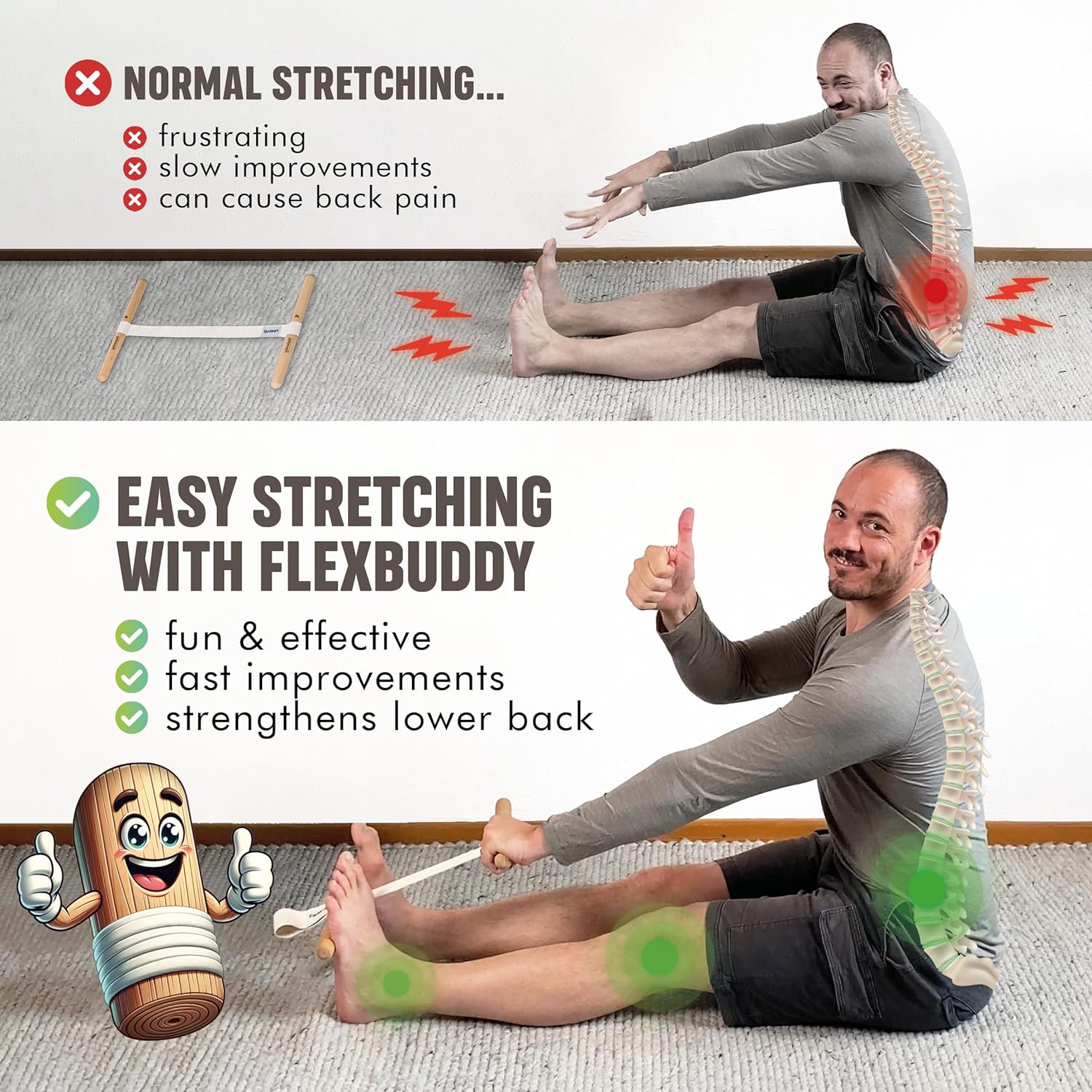 Hamstring Stretcher Adjustable - đánh giá và giá Yoga Of Fitness