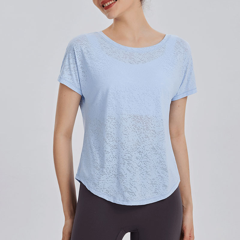 Women's Yoga T-Shirt Loose Spo - đánh giá và giá Yoga Fitness Training