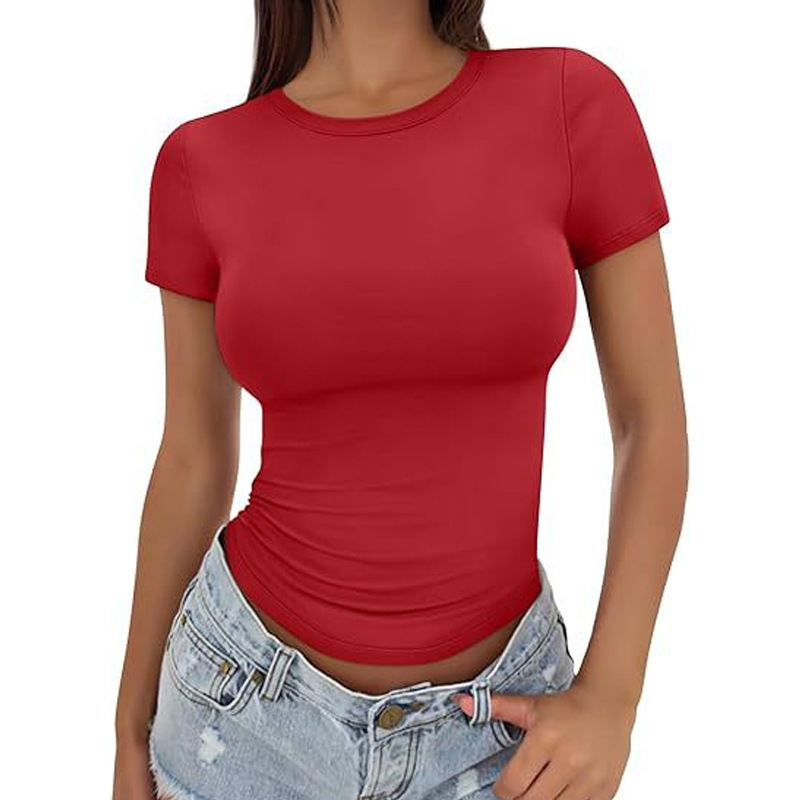 Set-in Shoulder Crew Neck Shor - đánh giá và giá Yoga Fitness Training