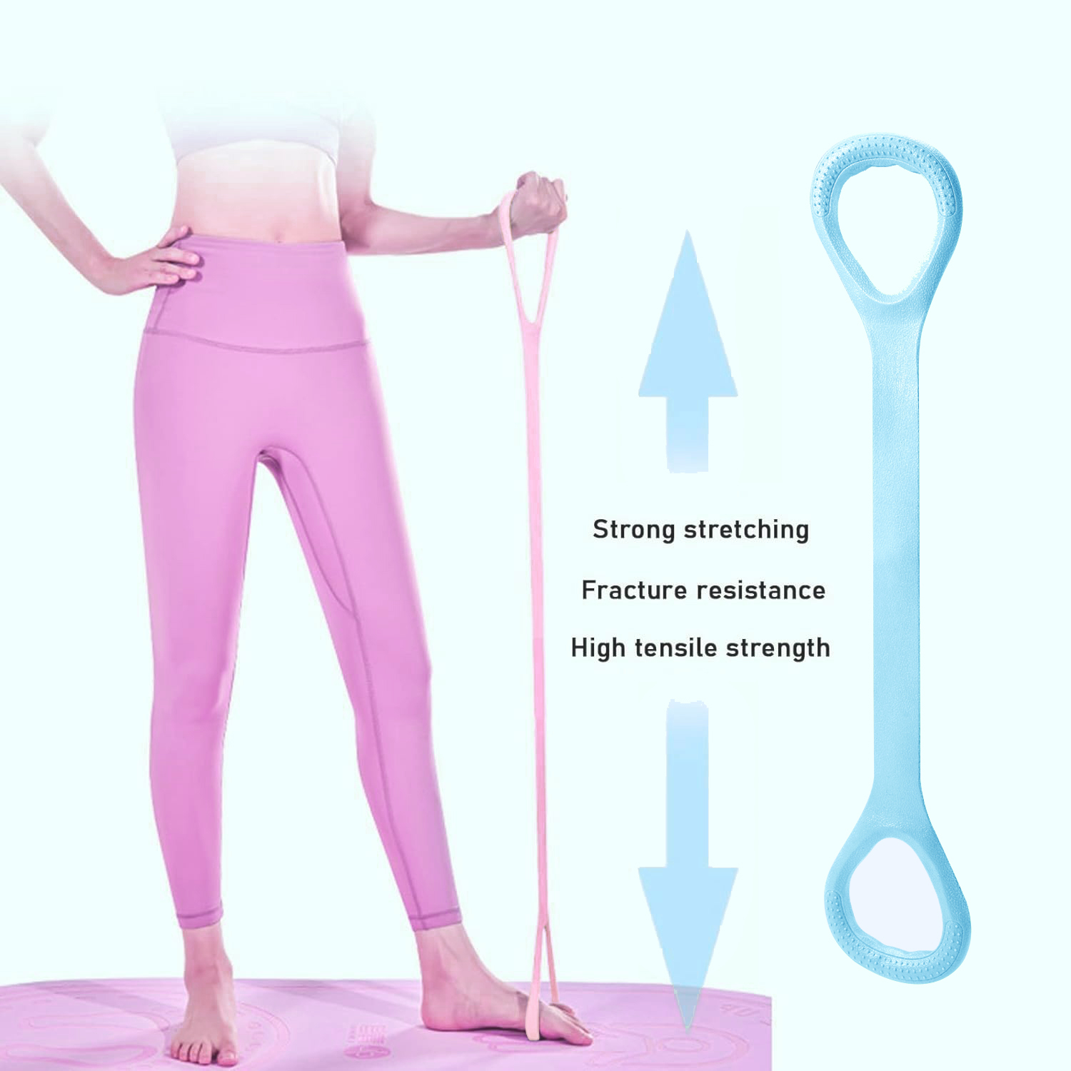 8 Fitness Resistance Band for  - đánh giá và giá Yoga Fitness Resistance Band