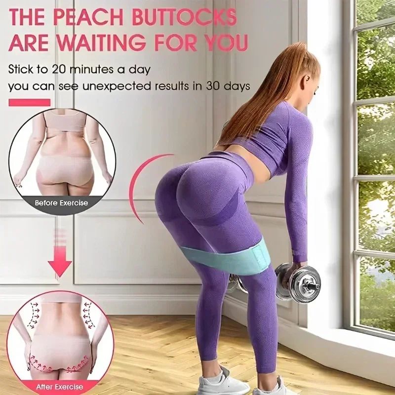 Fabric Resistance Hip Booty Ba - đánh giá và giá Yoga Fitness Resistance Band