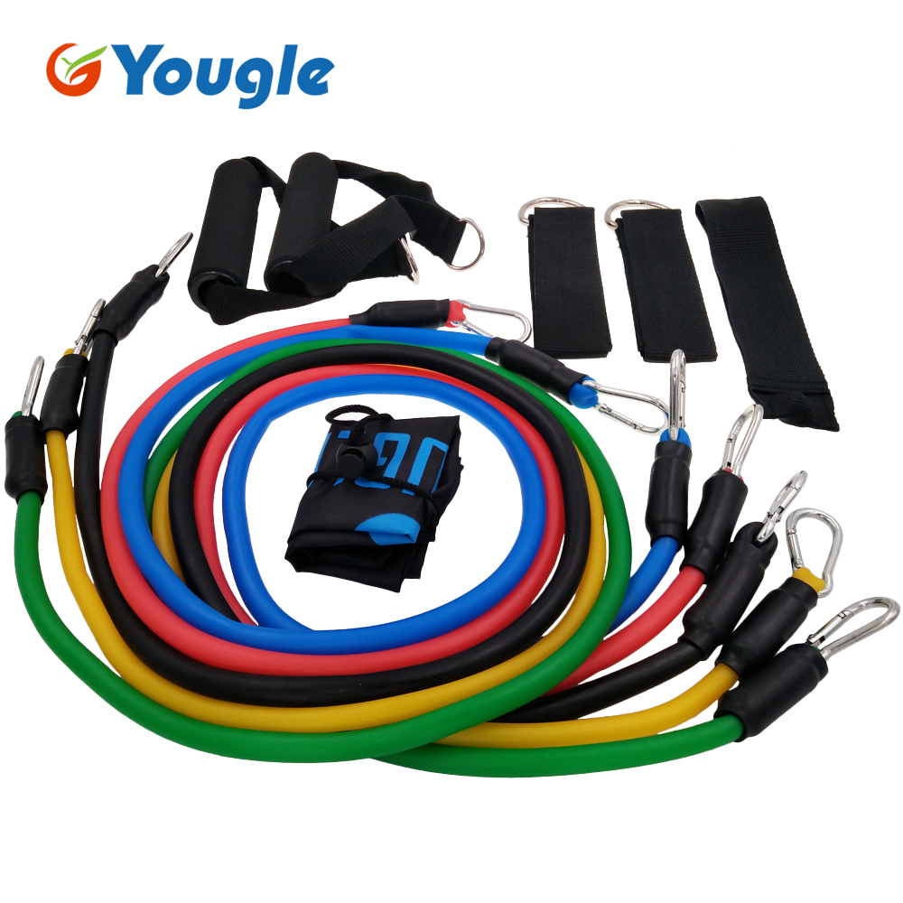 YOUGLE 11 Cái/bộ Kéo Dây Các B - đánh giá và giá Yoga Fitness Resistance Band