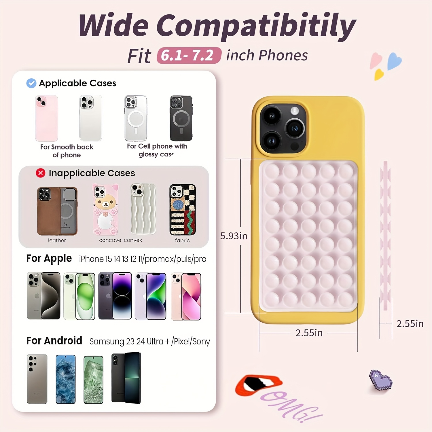2pcs Double-Sided Silicone Suc - đánh giá và giá Yoga Of Fitness