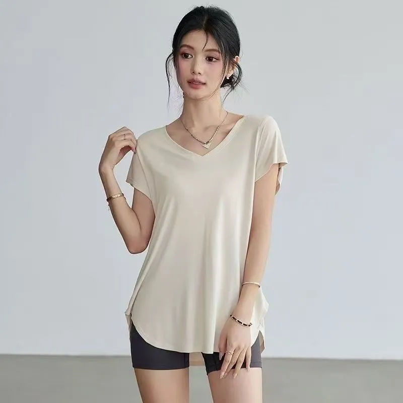 Women's Slimming Round Neck Yo - đánh giá và giá Yoga Fitness Training