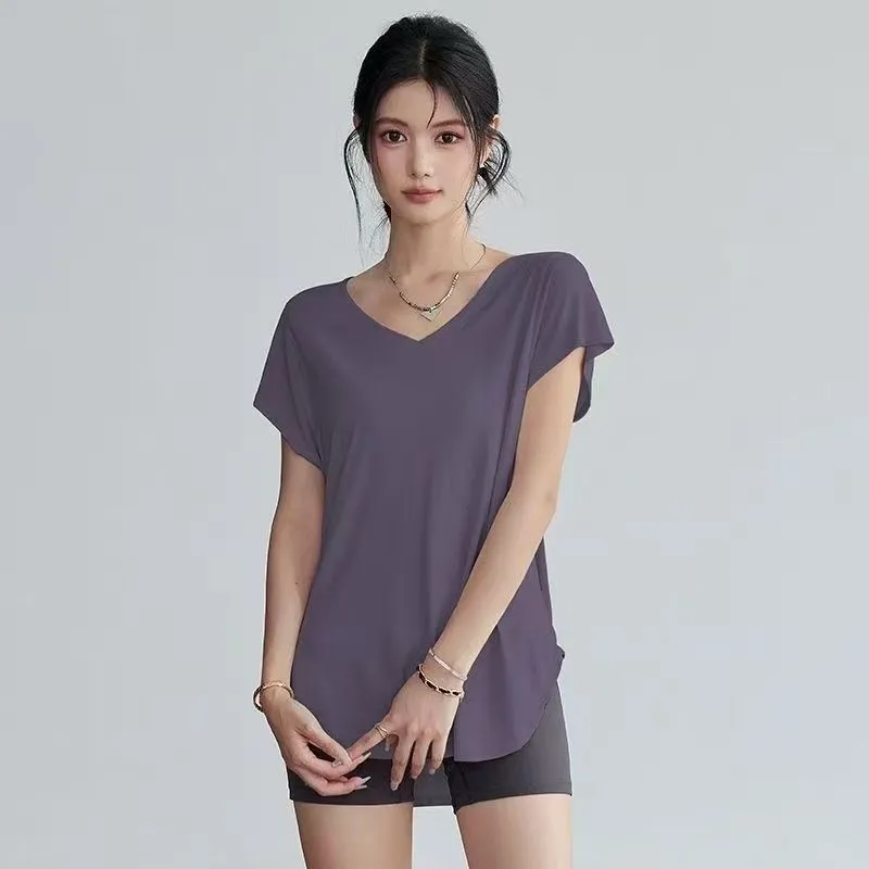 Women's Slimming Round Neck Yo - đánh giá và giá Yoga Fitness Training